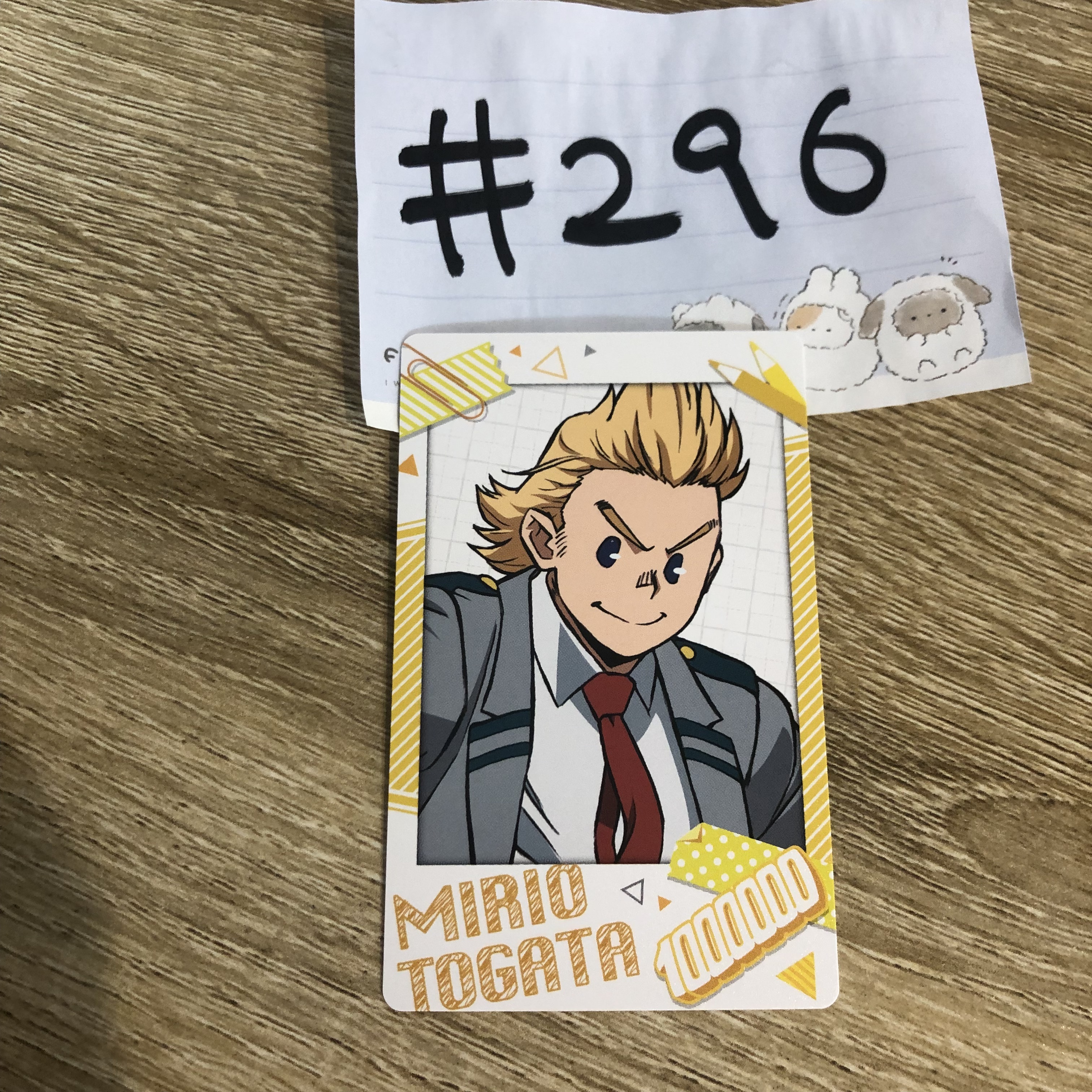 我的英雄學院  通形 小卡 #296