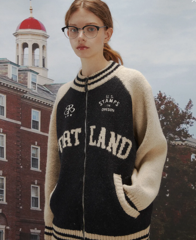 CPGN STUDIO  / Portland Reglan Knit Zip-Up / Black /   JUL25