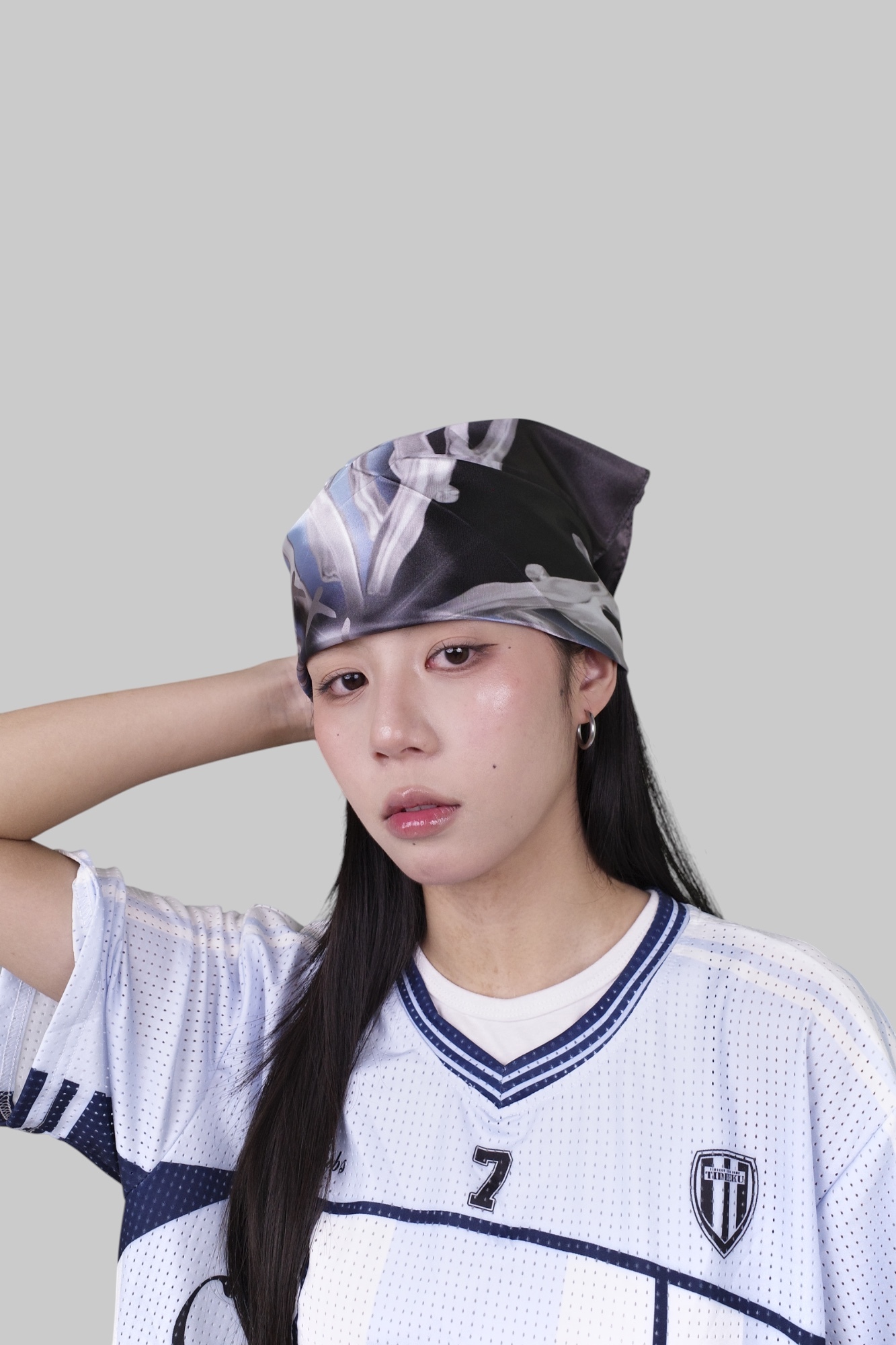 『Always_Good』光澤感 穿搭必備 Y2K 頭巾