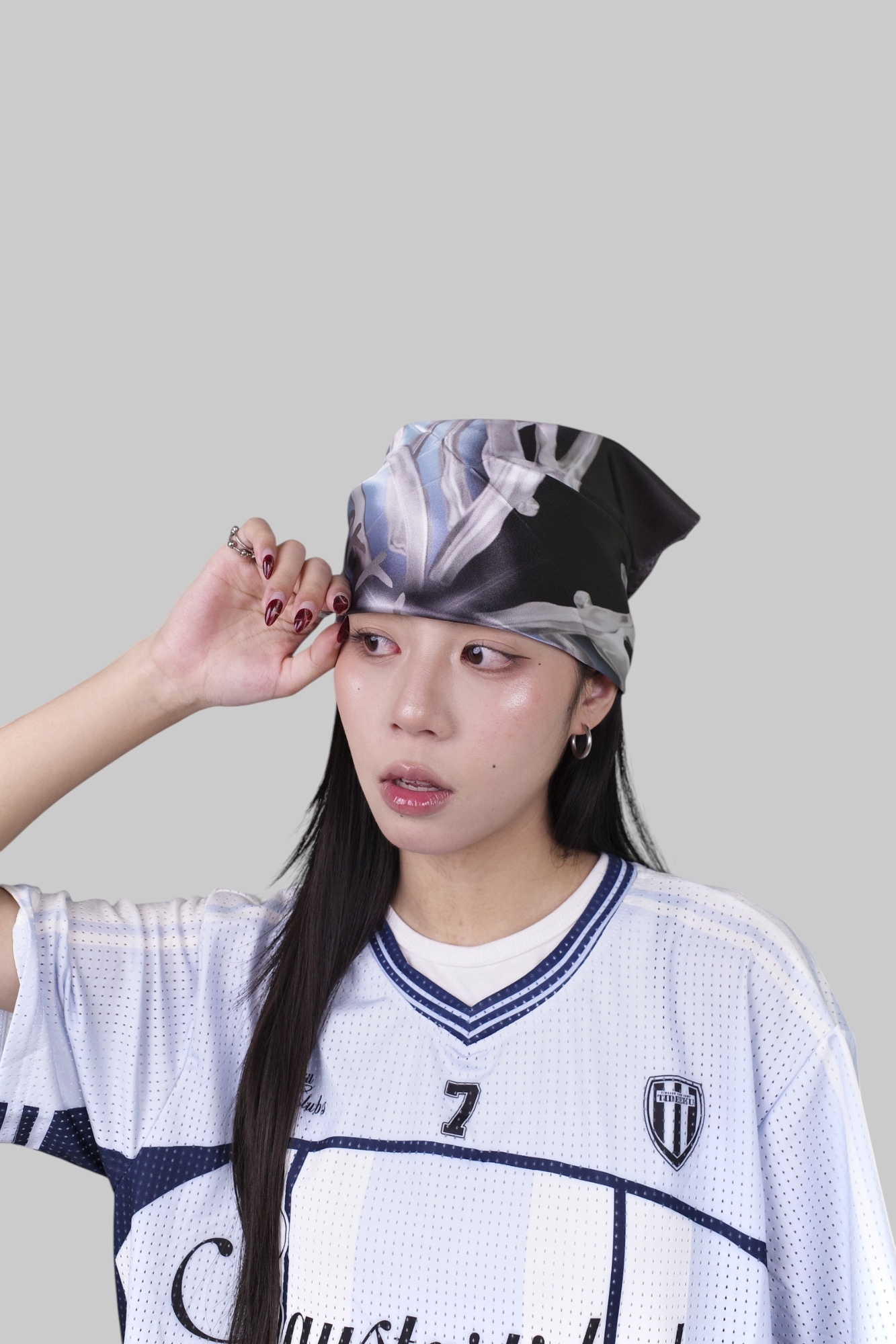 『Always_Good』光澤感 穿搭必備 Y2K 頭巾