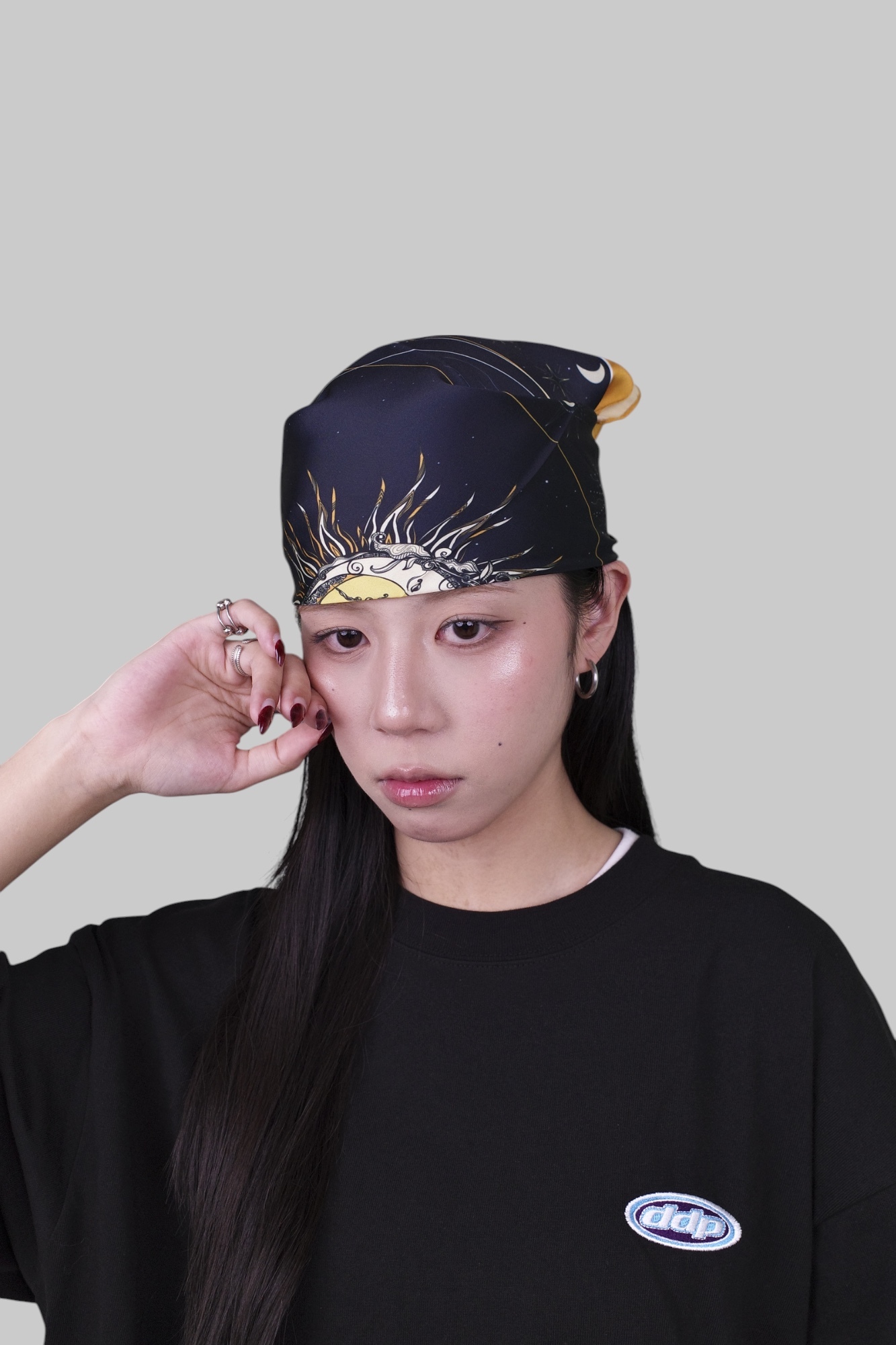 『Always_Good』塔羅牌系列 月亮 絲巾 方巾 頭巾