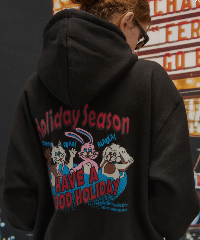 CPGN STUDIO / Holiday Season Hoodie T-shirt  / Black /  JUL25