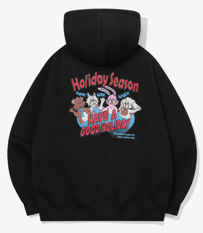 CPGN STUDIO / Holiday Season Hoodie T-shirt  / Black /  JUL25