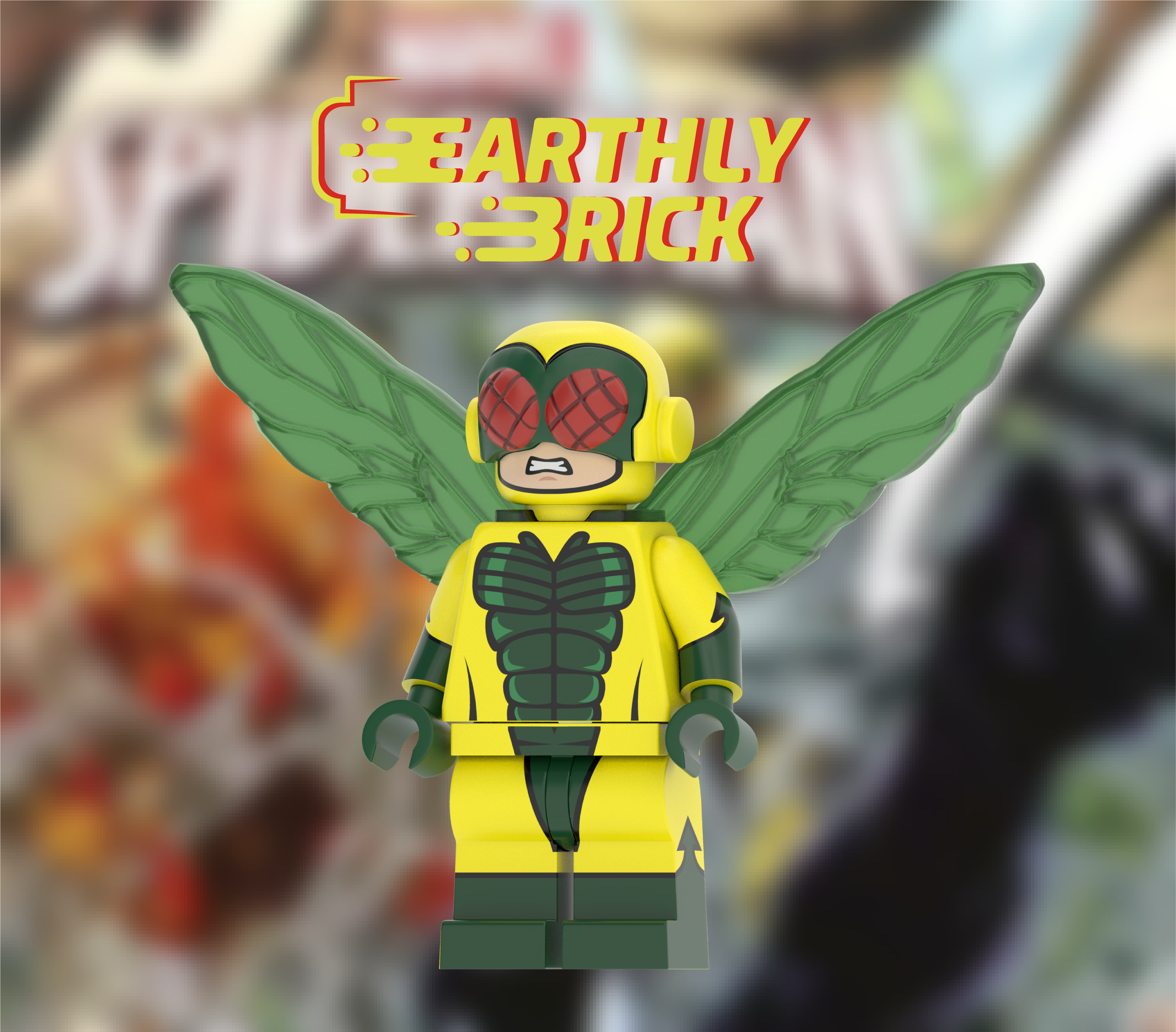 [Earthly brick][Preorder] Fly Man [PADprinted]