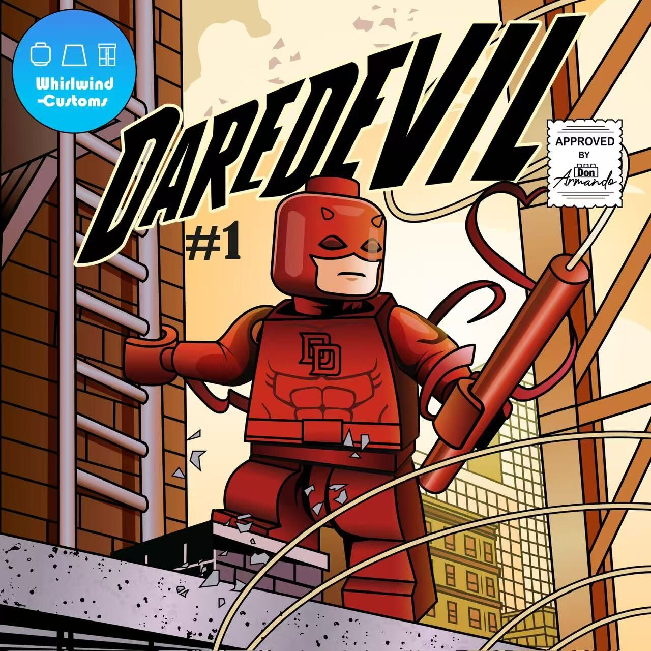 [Whirlwind Customs][Preorder] Daredevil [PADprinted]