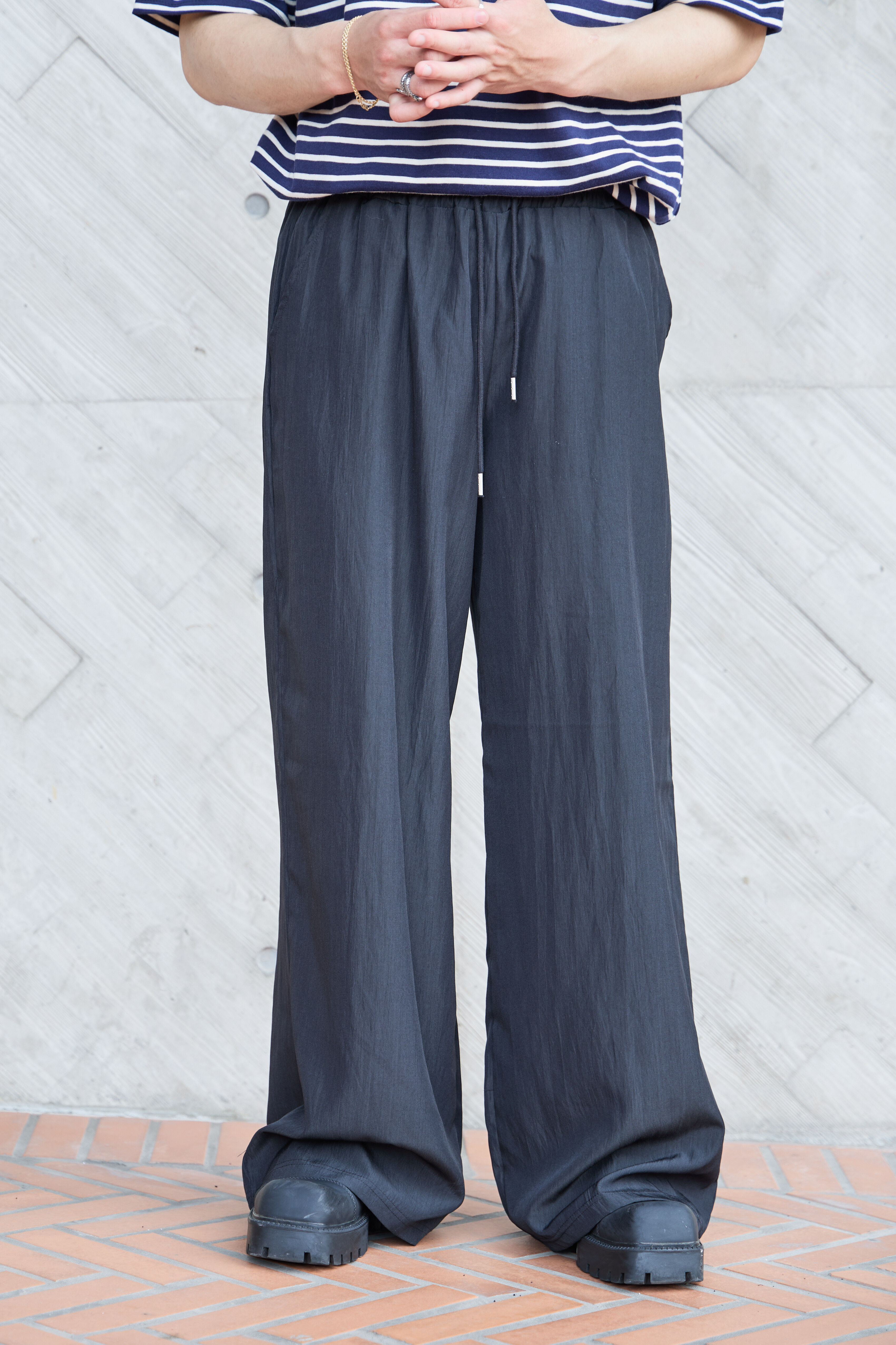 Airy Flow Wide Pants｜輕盈寬版抽繩長褲