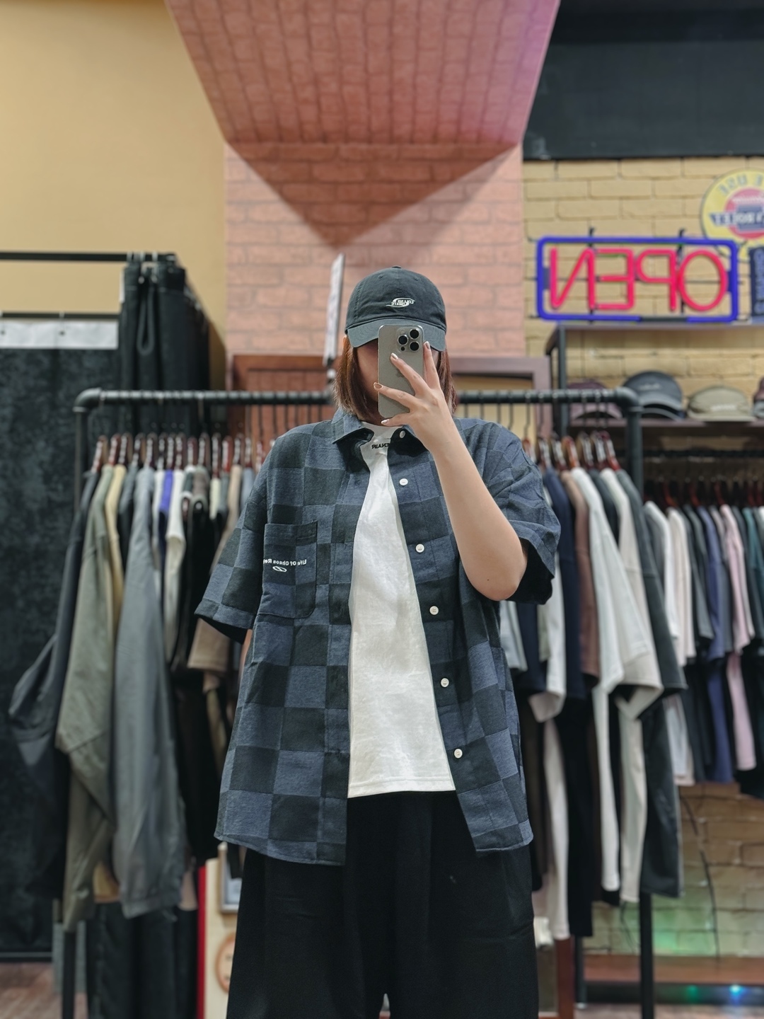 格韻織章休閒襯衫