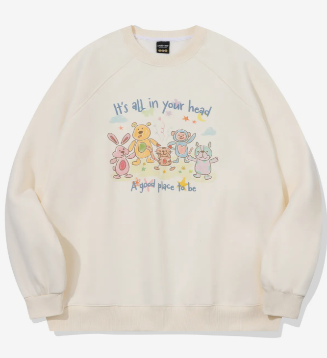 CPGN STUDIO / Friends Reglan T-shirt / cream white /  JUL25