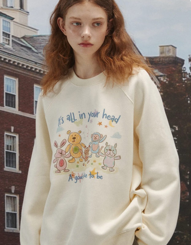 CPGN STUDIO / Friends Reglan T-shirt / cream white /  JUL25