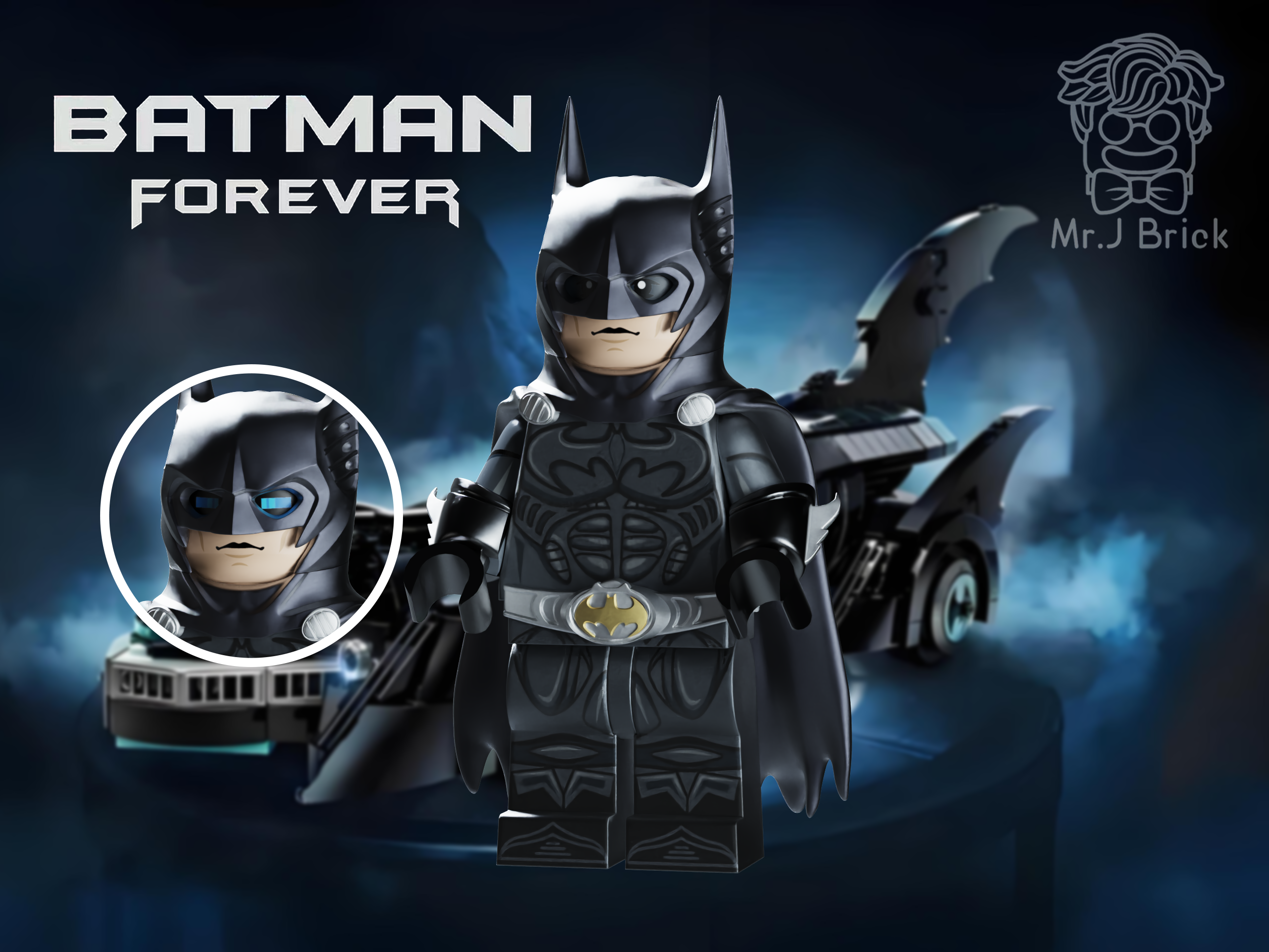 [MrJ][Preorder] Batman Forever Set [PADprinted]