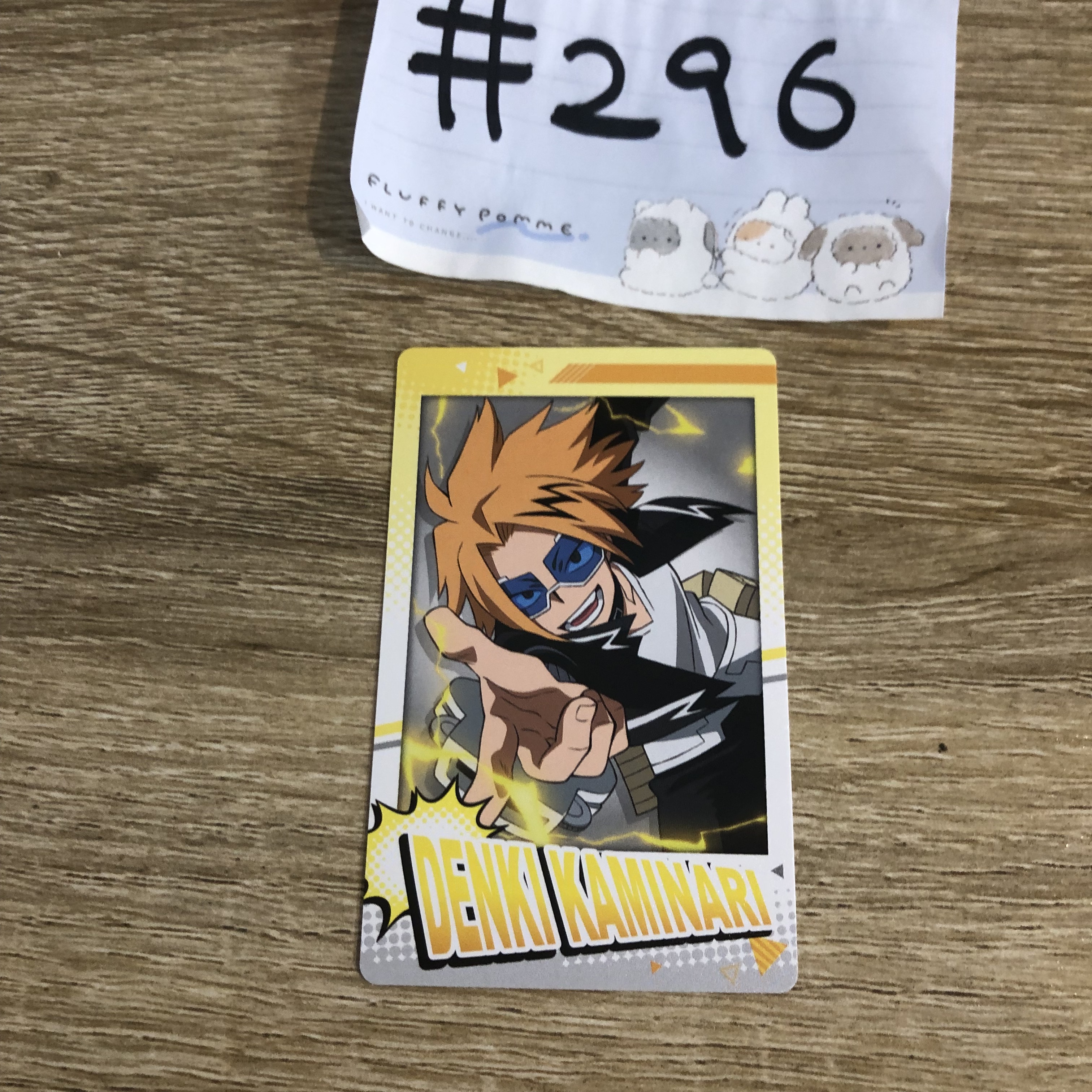 我的英雄學院  上鳴   拍立得#296