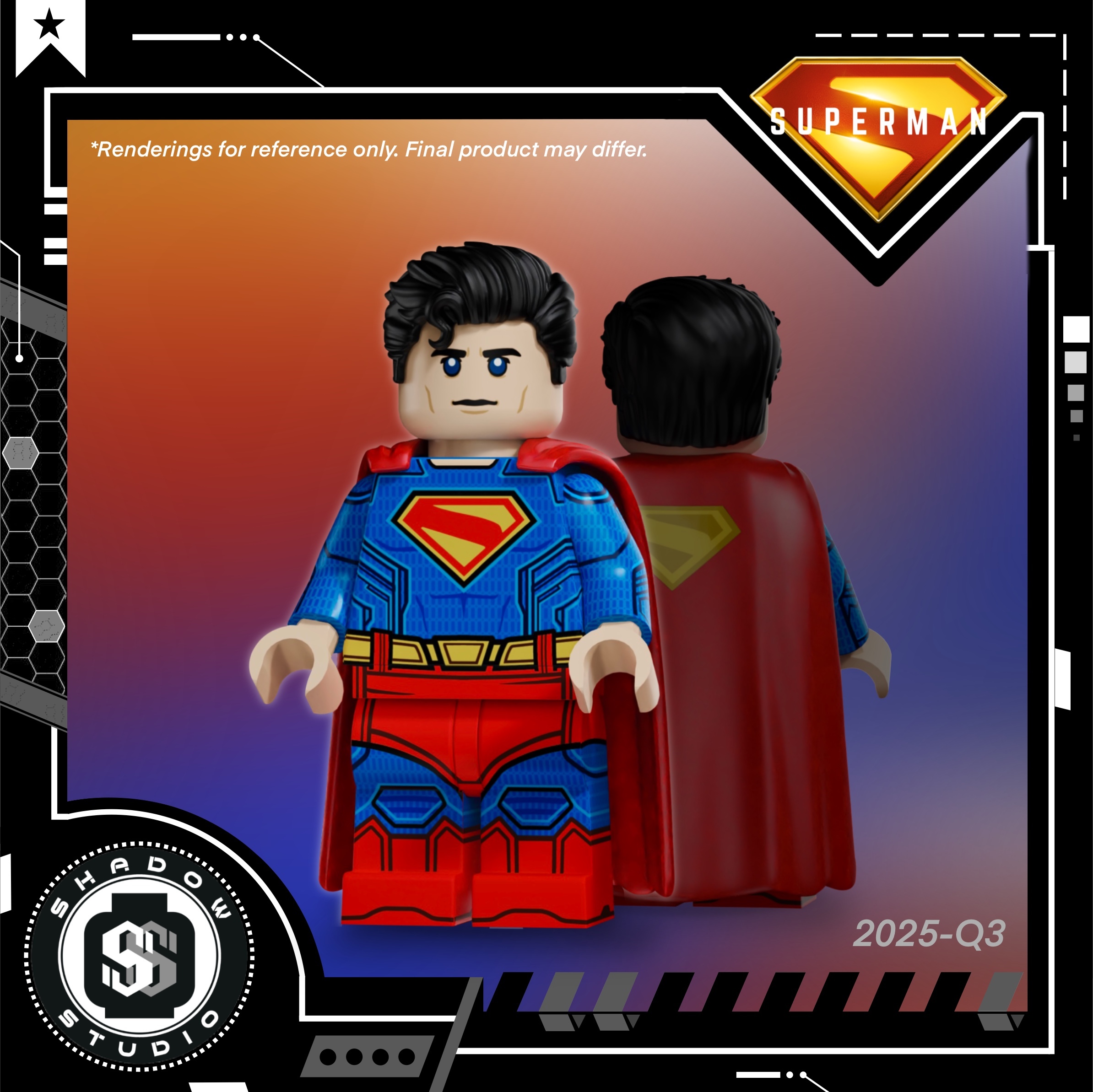 [Shadow Studio][In Stock] Super Man Set [PADprinted]