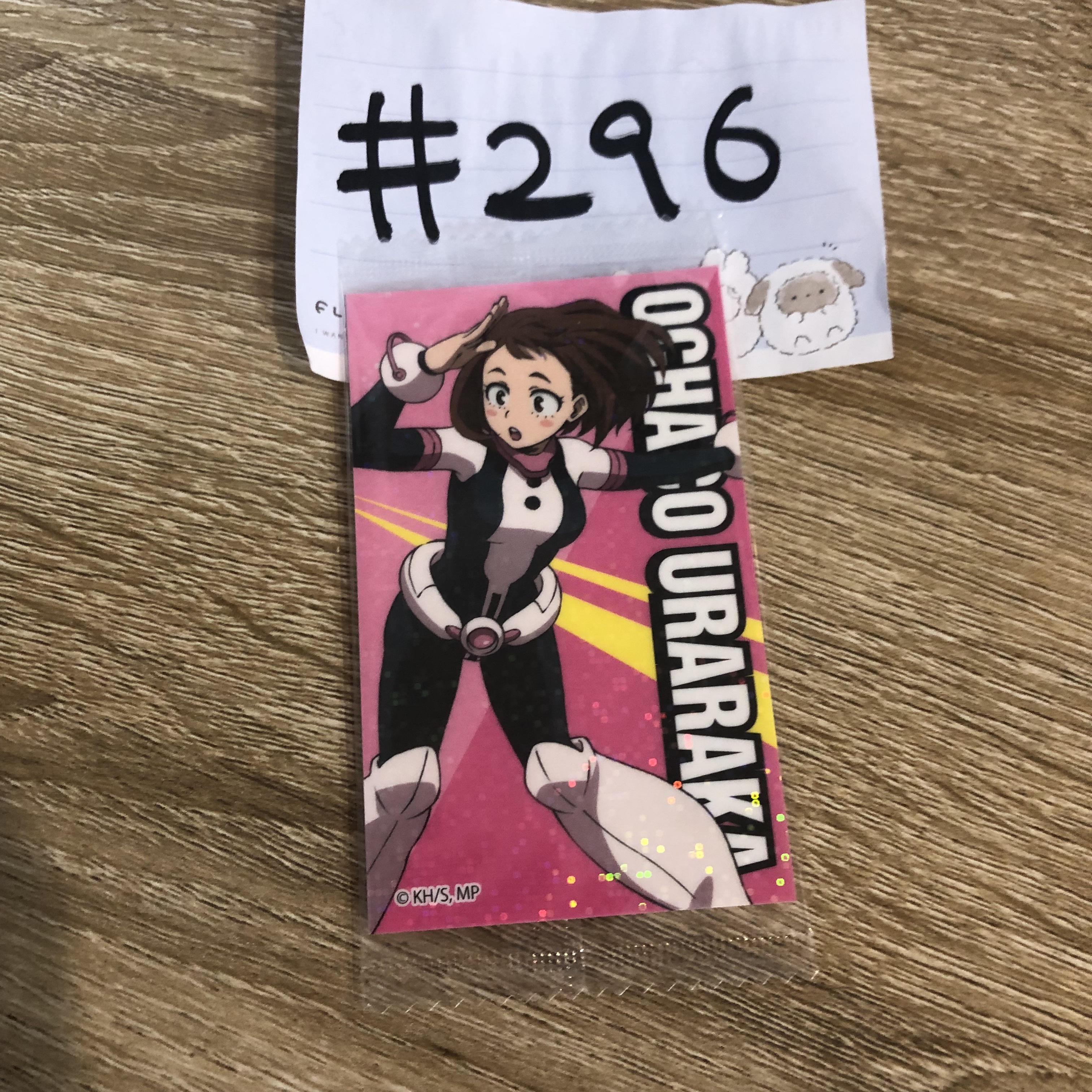 我的英雄學院 御茶子 貼紙#296