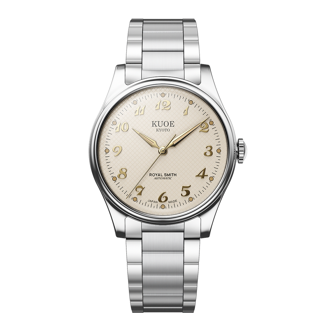 Royal Smith 90-006 Breguet Numerals - Silver Case Ivory Dial