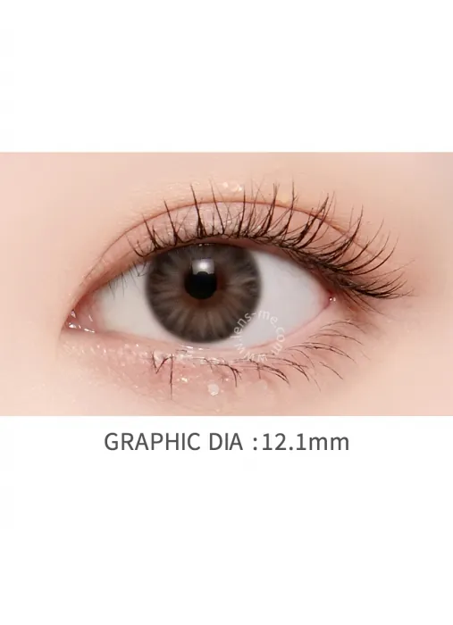 Lensme Akma 1 Day Real Fit Gray｜日拋彩妝隱形眼鏡｜每盒30片