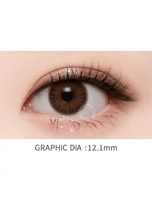 Lensme Akma 1 Day Real Fit Choco｜日拋彩妝隱形眼鏡｜每盒30片