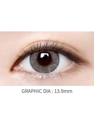 Lensme Makeover 1 Day Trendy Politan Gray｜日拋彩妝隱形眼鏡｜每盒4片