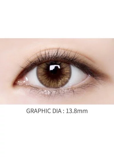 Lensme Makeover 1 Day Trendy Weeki Brown｜日拋彩妝隱形眼鏡｜每盒4片