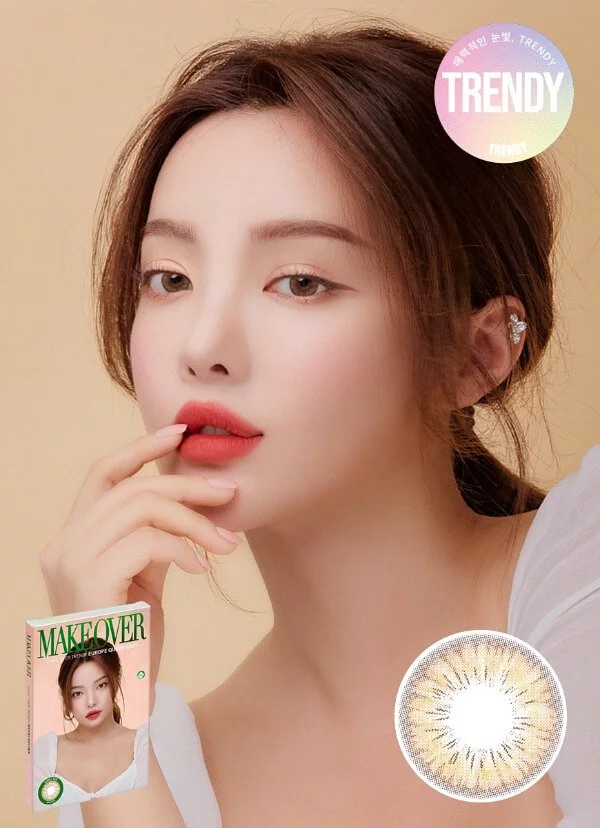 Lensme Makeover 1 Day Trendy Weeki Brown｜日拋彩妝隱形眼鏡｜每盒4片
