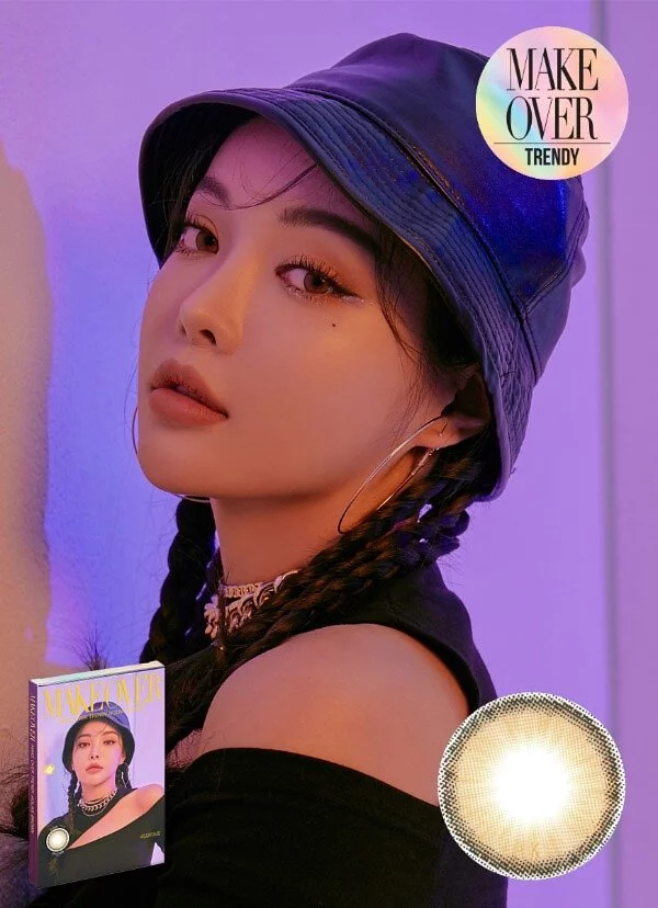 Lensme Makeover 1 Day Trendy Holive Brown｜日拋彩妝隱形眼鏡｜每盒4片