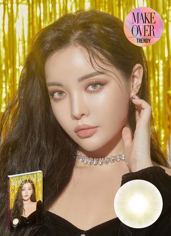 Lensme Makeover 1 Day Trendy Milkin Gray｜日拋彩妝隱形眼鏡｜每盒4片