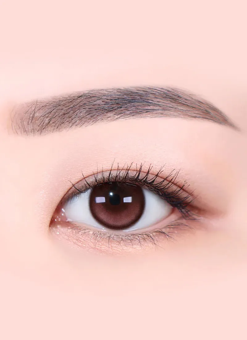 Lensme Secret Pink Brown｜月拋彩妝隱形眼鏡｜每盒2片