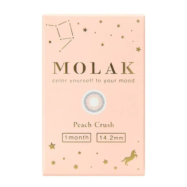 PIA MOLAK 1 Month Peach Crush｜月拋彩妝隱形眼鏡｜每盒2片