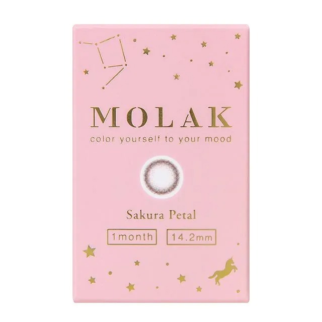 PIA MOLAK 1 Month Sakura Petal｜月拋彩妝隱形眼鏡｜每盒2片