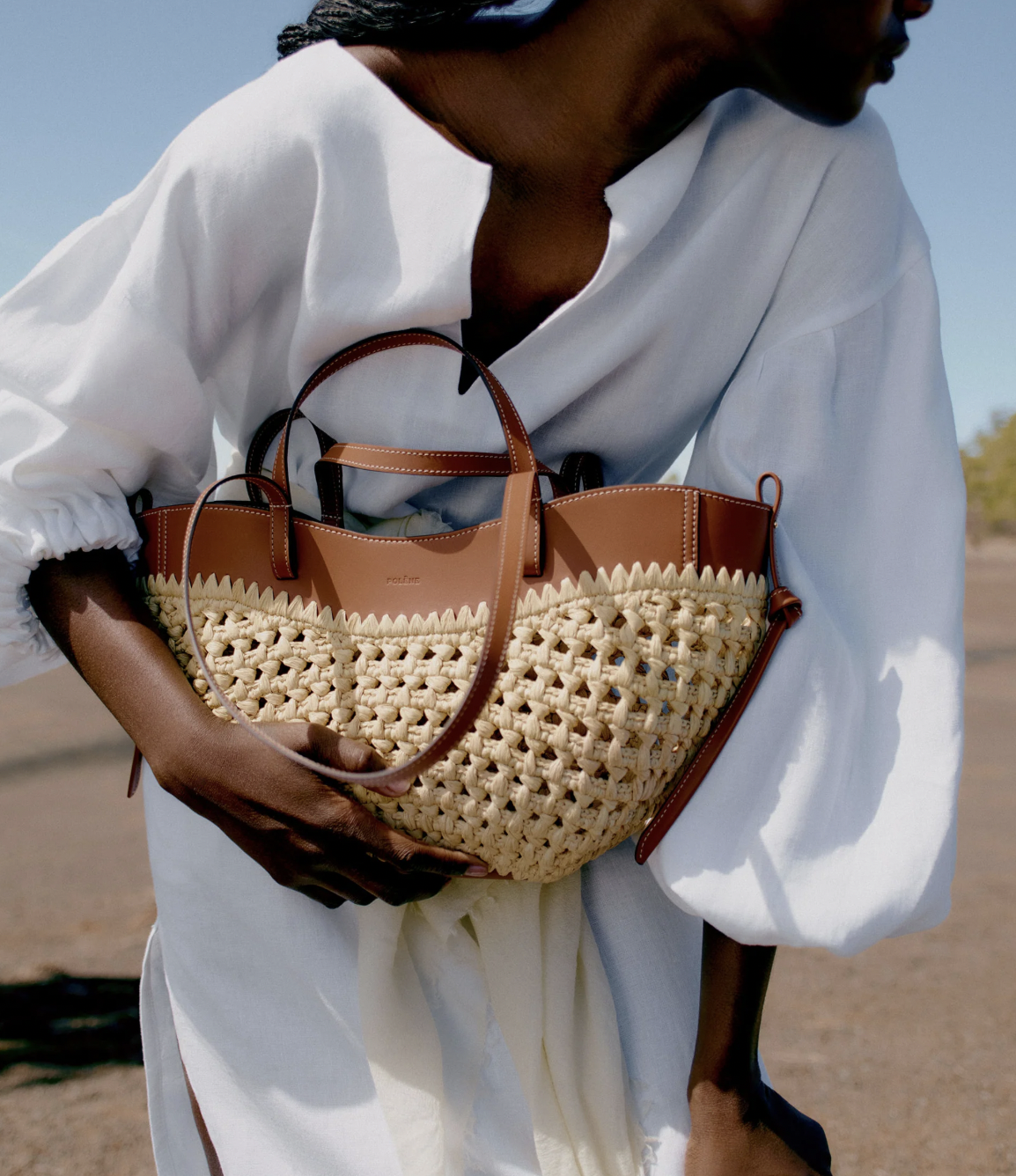 POLENE CYME in Raffia