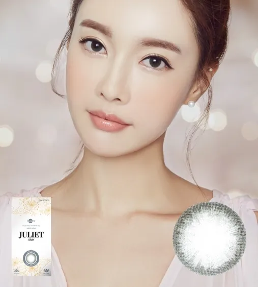 Lensme Louis Shine Juliet Gray｜月拋彩妝矽水凝膠隱形眼鏡｜每盒2片