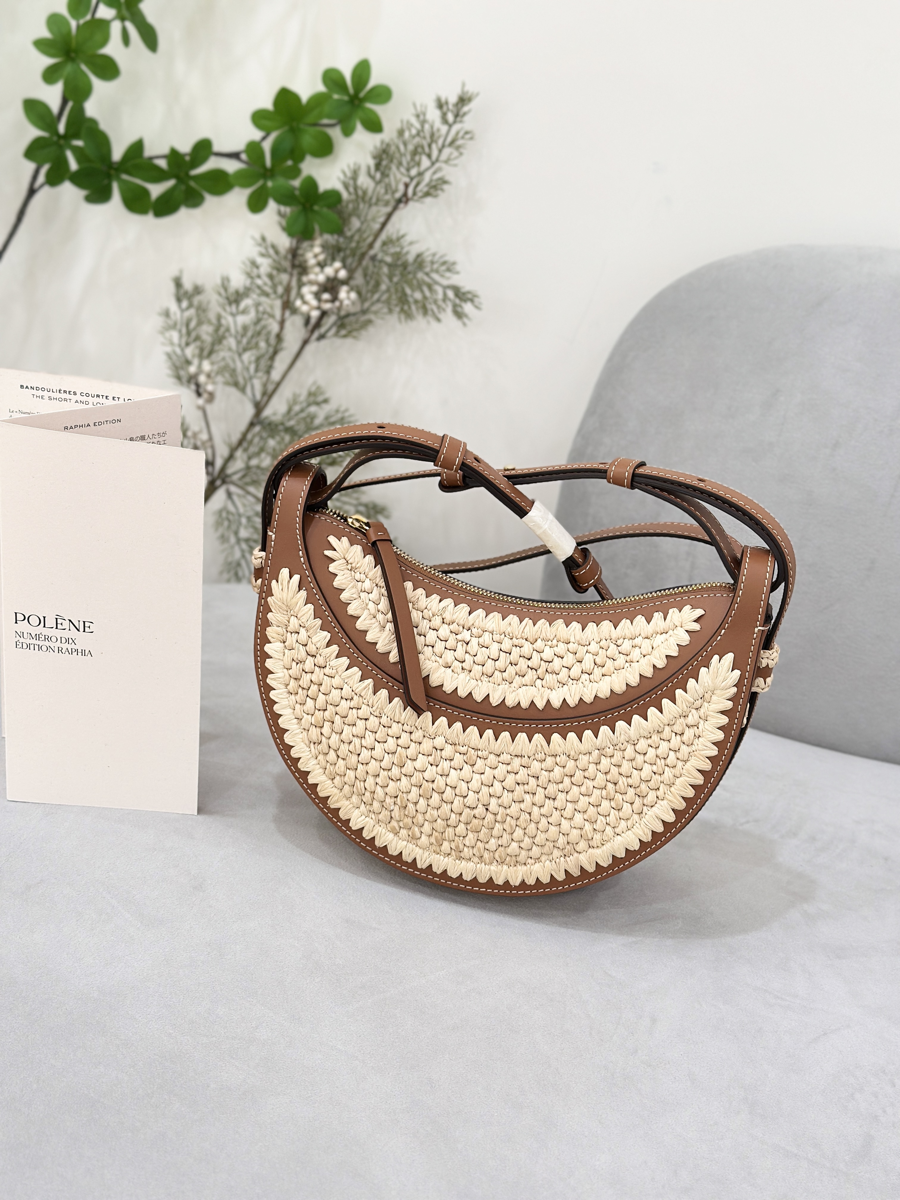 POLENE Number Ten in Raffia  (Numéro Dix Edition Raphia)