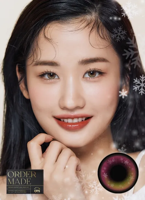 Lensme Ordermade Limited Hey Star Pink Olive｜月拋彩妝隱形眼鏡｜每盒2片