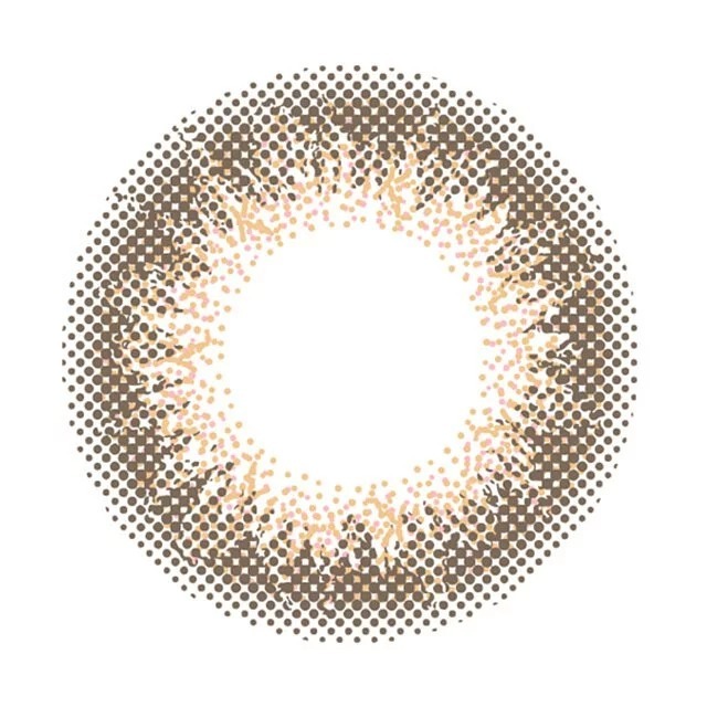 envie UV 1 Day Coral Cheek 瑩光珊瑚棕｜日拋彩妝隱形眼鏡｜每盒10片