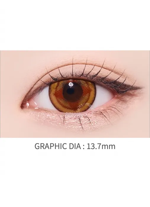 Lensme Ordermade Limited Bornble Orange｜月拋彩妝隱形眼鏡｜每盒2片