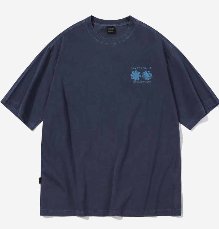 CPGN STUDIO / Day & Night Pigment Short T-shirt / Dark Blue /   JUL25