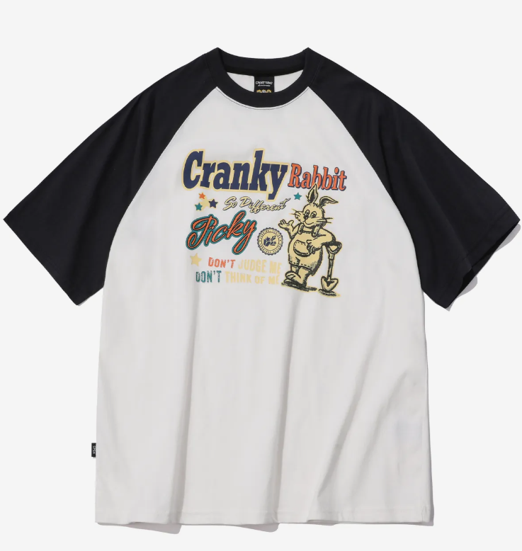 CPGN STUDIO / Cranky Rabbit Reglan Short T-shirt / White /  JUL25