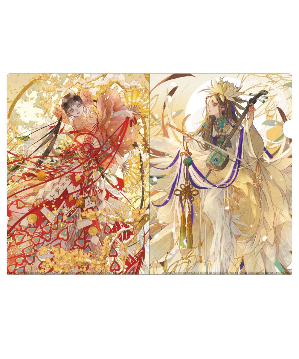 預購-緋花　根の国底の果て　七原しえ畫集　A4 File夾【日本進口精品】