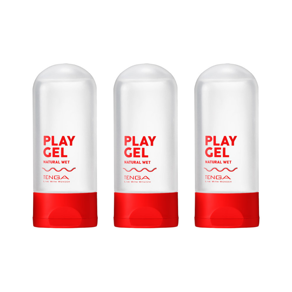 TENGA PLAY GEL 共趣潤滑液 [NATURAL WET/自然紅] 3入組