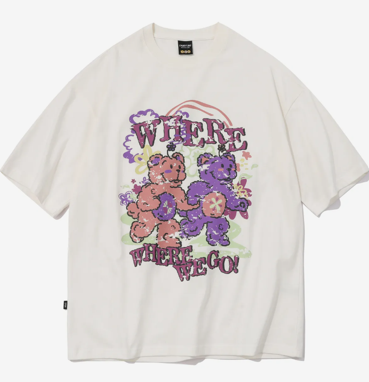 CPGN STUDIO / Everywhere Teddy 短袖T恤 / 奶油白 /   JUL25