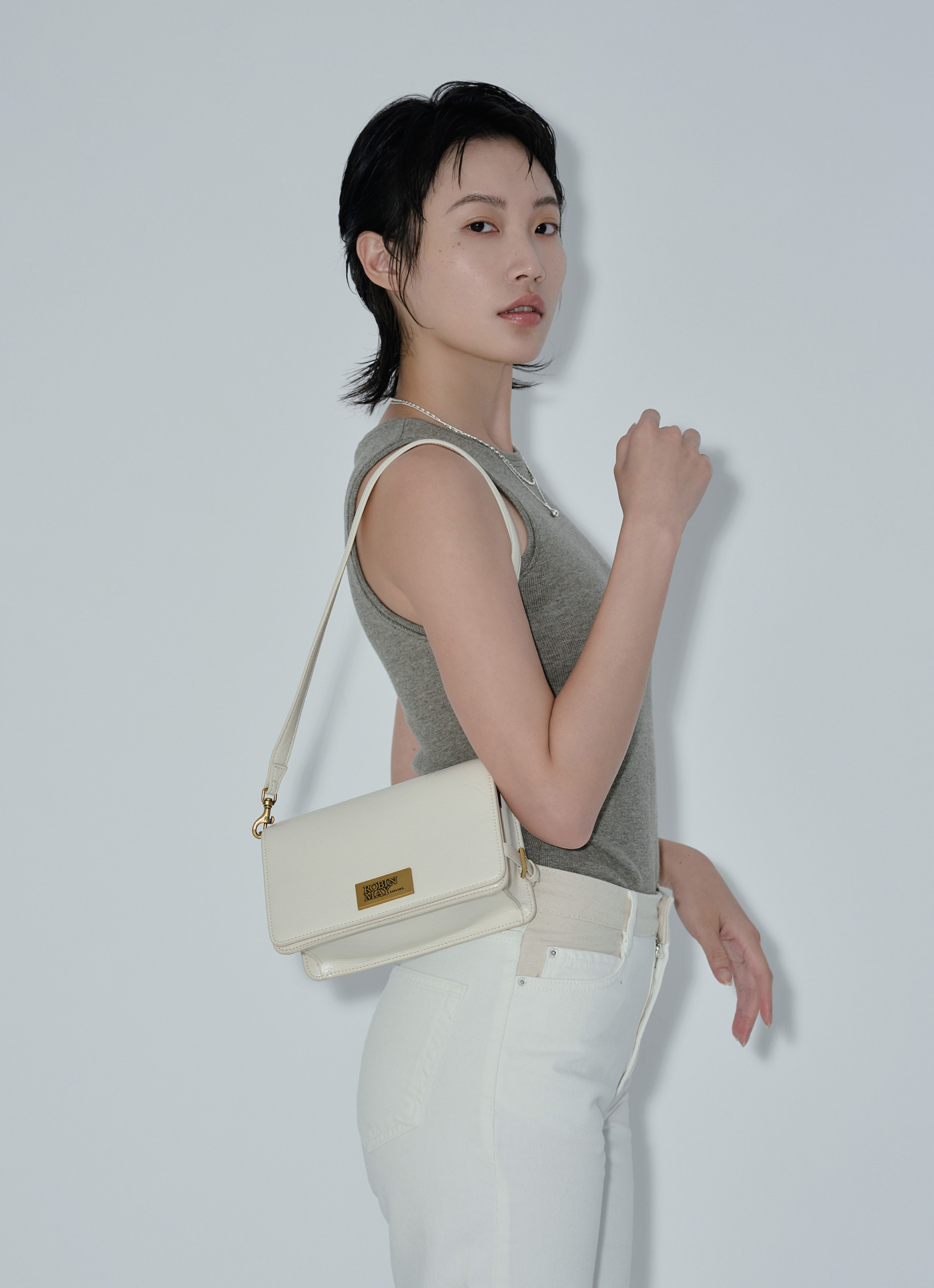 ★ROBINMAY 黑鏡暮光肩背包 スクエア ショルダーバック/送料込 黑鏡暮光肩背包｜女肩背包｜RM皮革女包｜ROBINMAY 官方網站(RM)