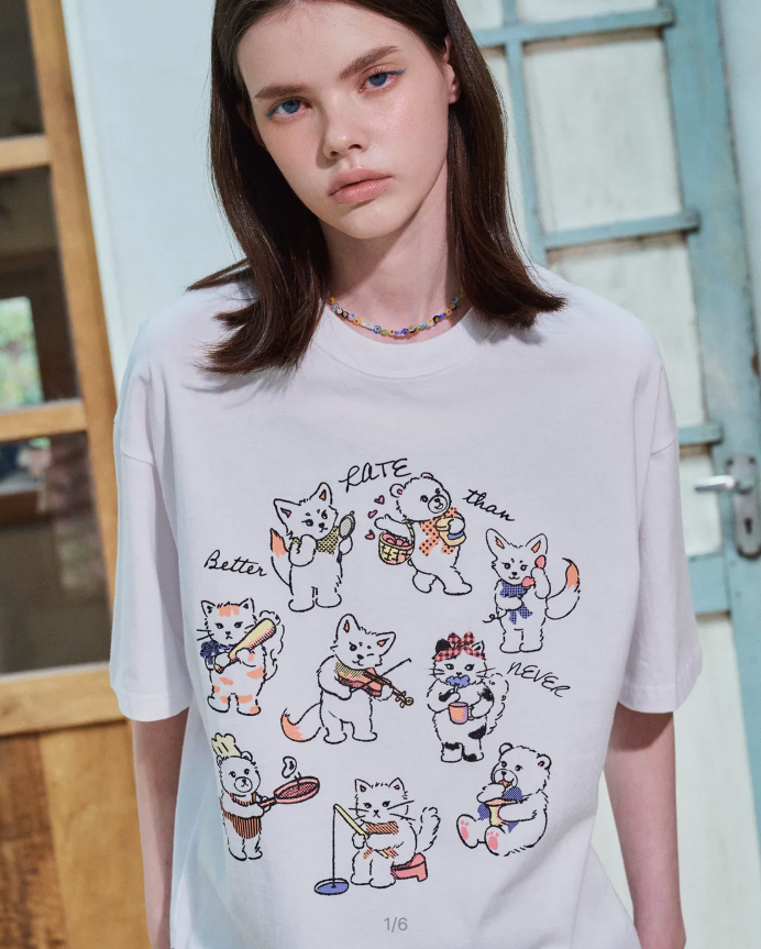 CPGN STUDIO / Barrel Dan Never Short T-shirt / White /   JUL25