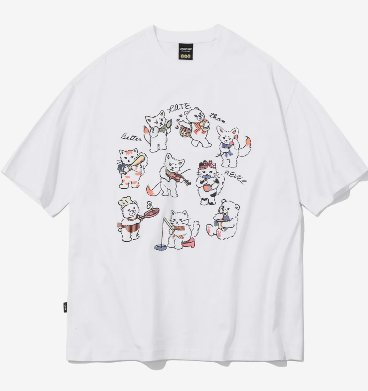 CPGN STUDIO / Barrel Dan Never Short T-shirt / White /   JUL25