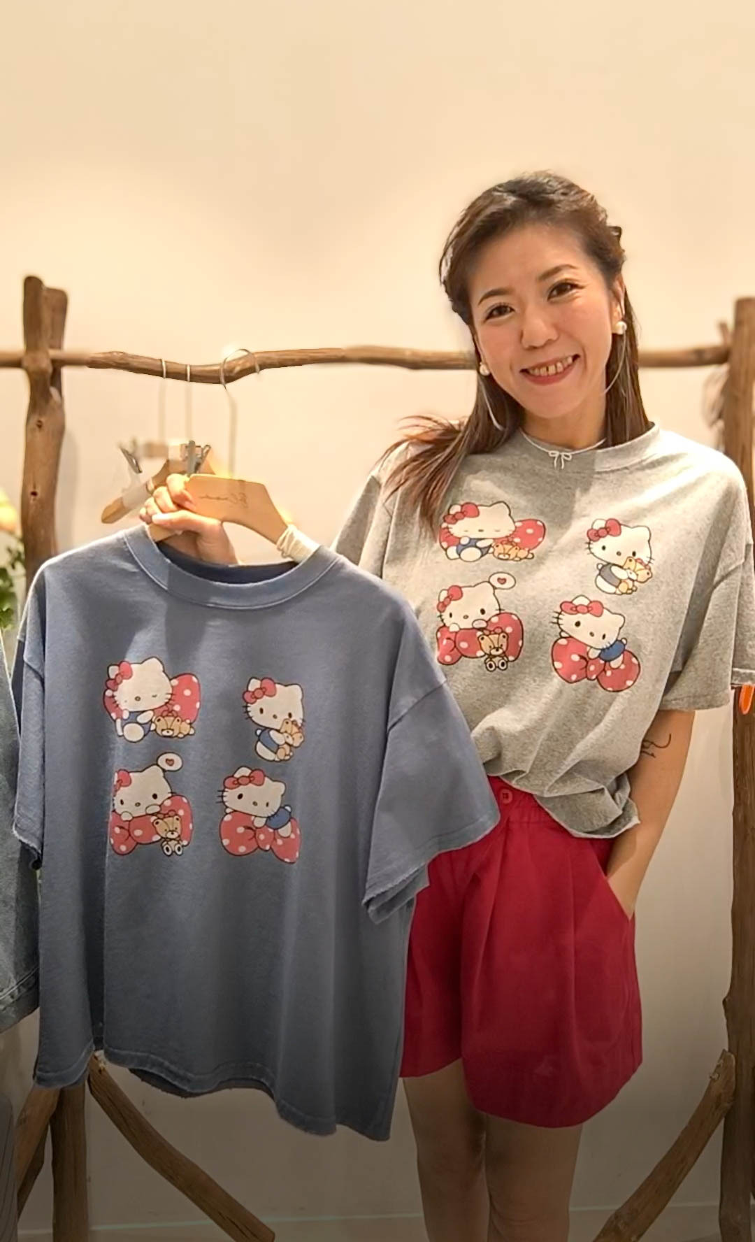 🥰PM_K5833  ▶️ Hello Kitty 👉B:124cm L:58cm👈