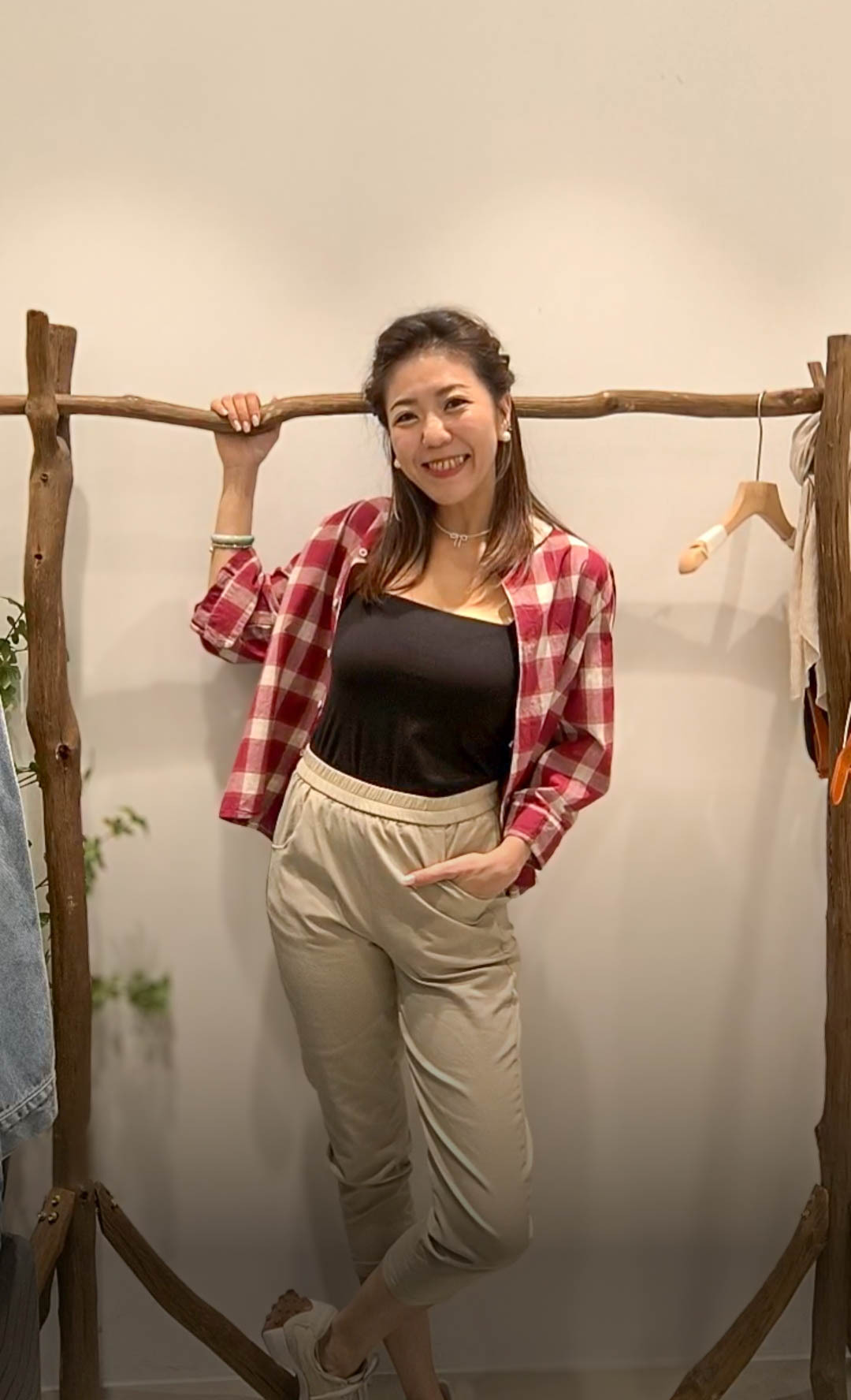 K5807 RM219 💥特RM169 ▶️縮口九分褲 (MM穿M)👉M(W:28-30" H:38") L(W:" H:cm) XL(W:cm H:cm)  L:81cm