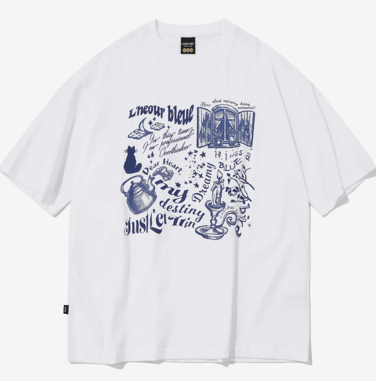 CPGN STUDIO / Blue Hour Short T-shirt / White /   JUL25