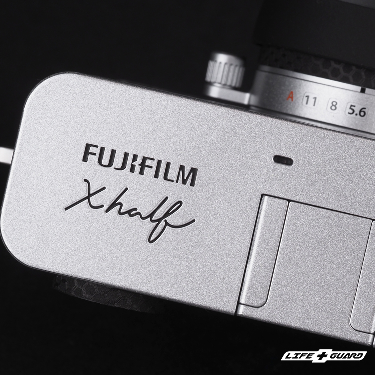 LIFE+GUARD 相機貼膜安裝特寫，適用 FUJIFILM X-HF1 X half