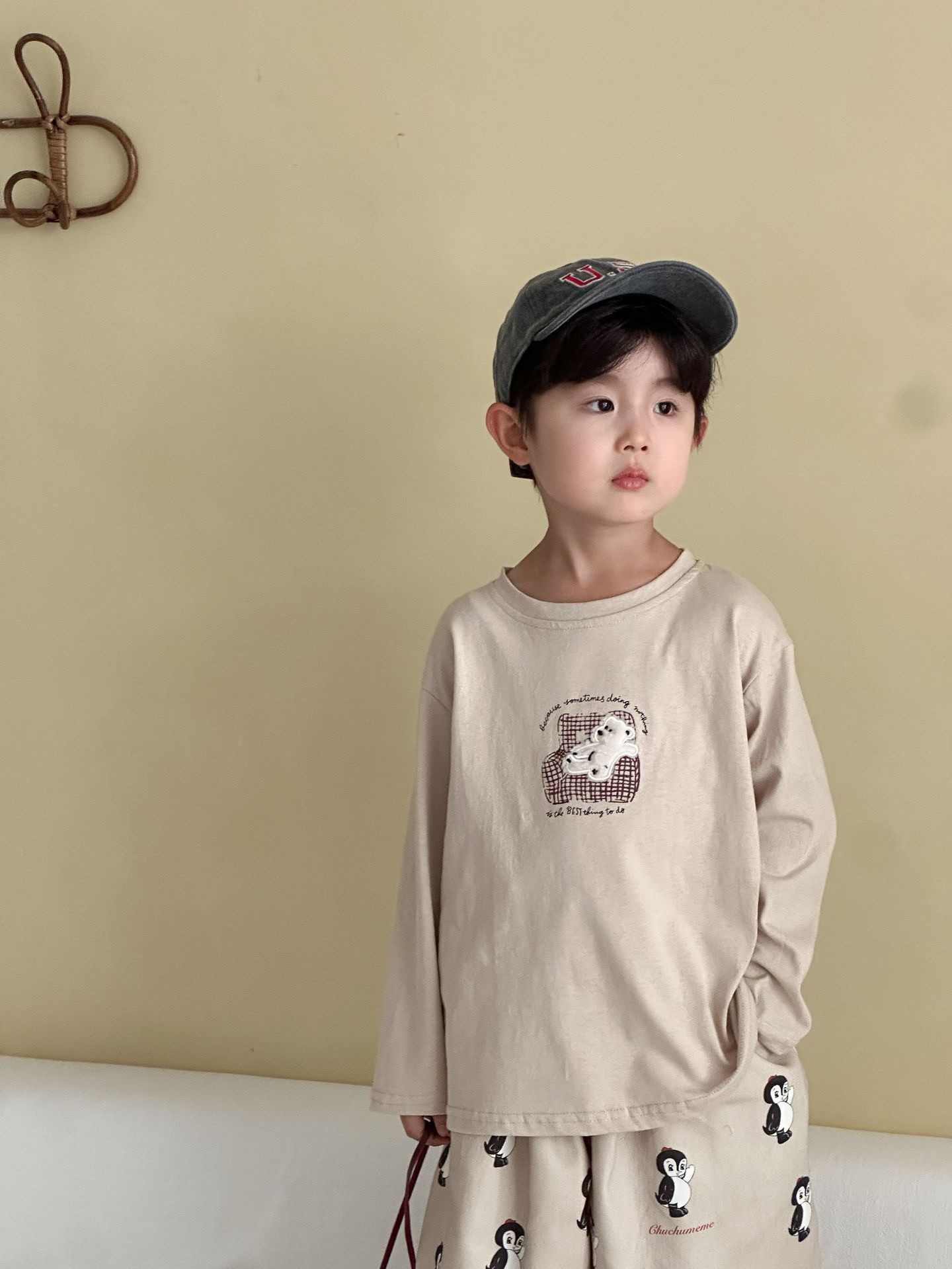 兩色可愛療癒上衣