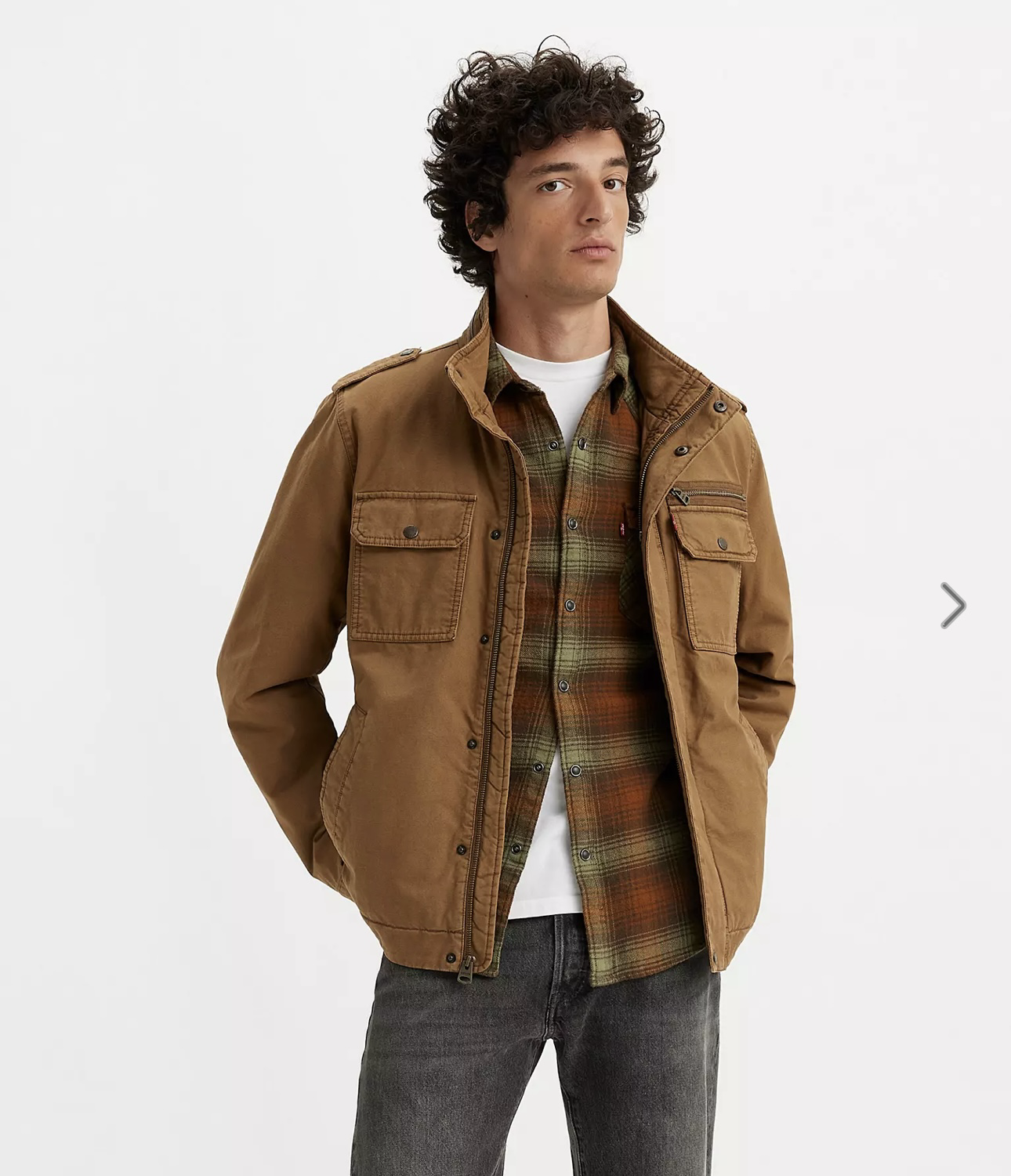 【直播】LL07121602 Levi’s 型格飛機師外套