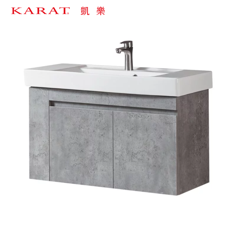 KARAT 米萊石悟防水浴櫃 92cm K-1743+KC-743CQN (R/L)