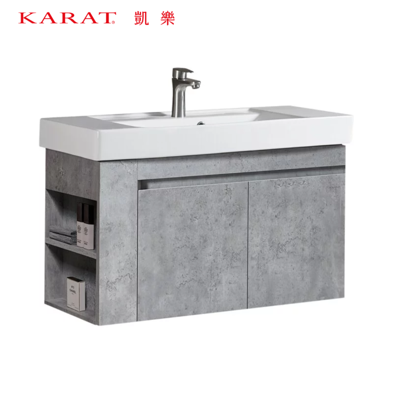 KARAT 米萊石悟防水浴櫃 92cm K-1743+KC-743CQN (R/L)